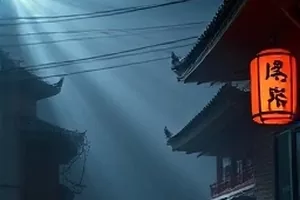 纸鹤计划剧照,堆满彩色纸鹤的课桌与窗外夕阳